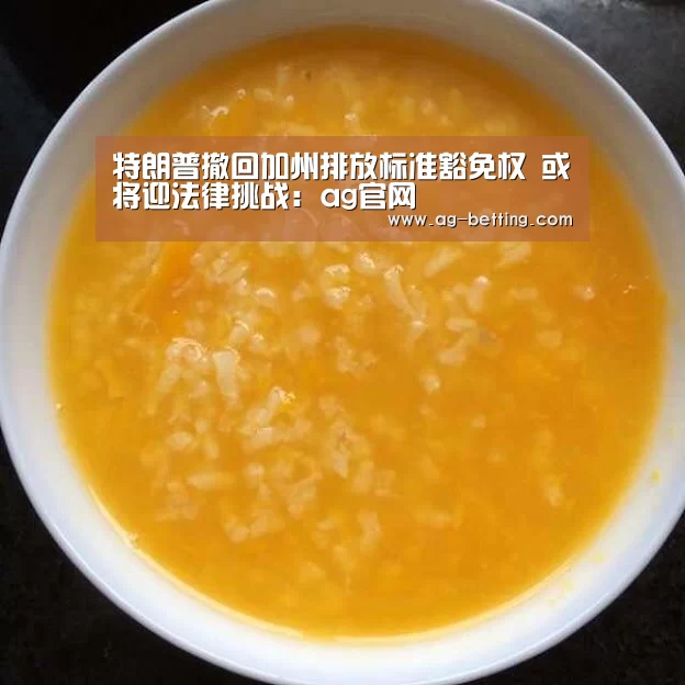 特朗普撤回加州排放标准豁免权 或将迎法律挑战:ag官网(图1) ag娱乐平台